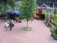 Kennywood Park stone walkway and entrance