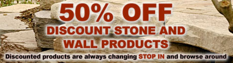 Discount stone and wall products