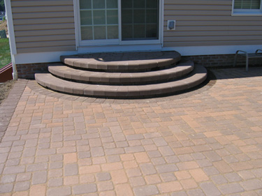 Brick Patio and Steps