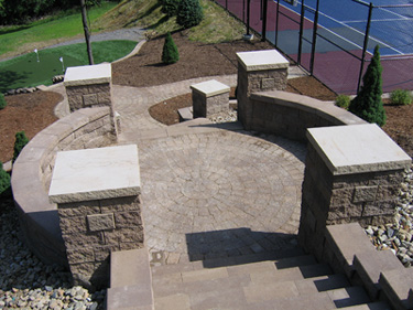 Omni Stone Stairs and Patio