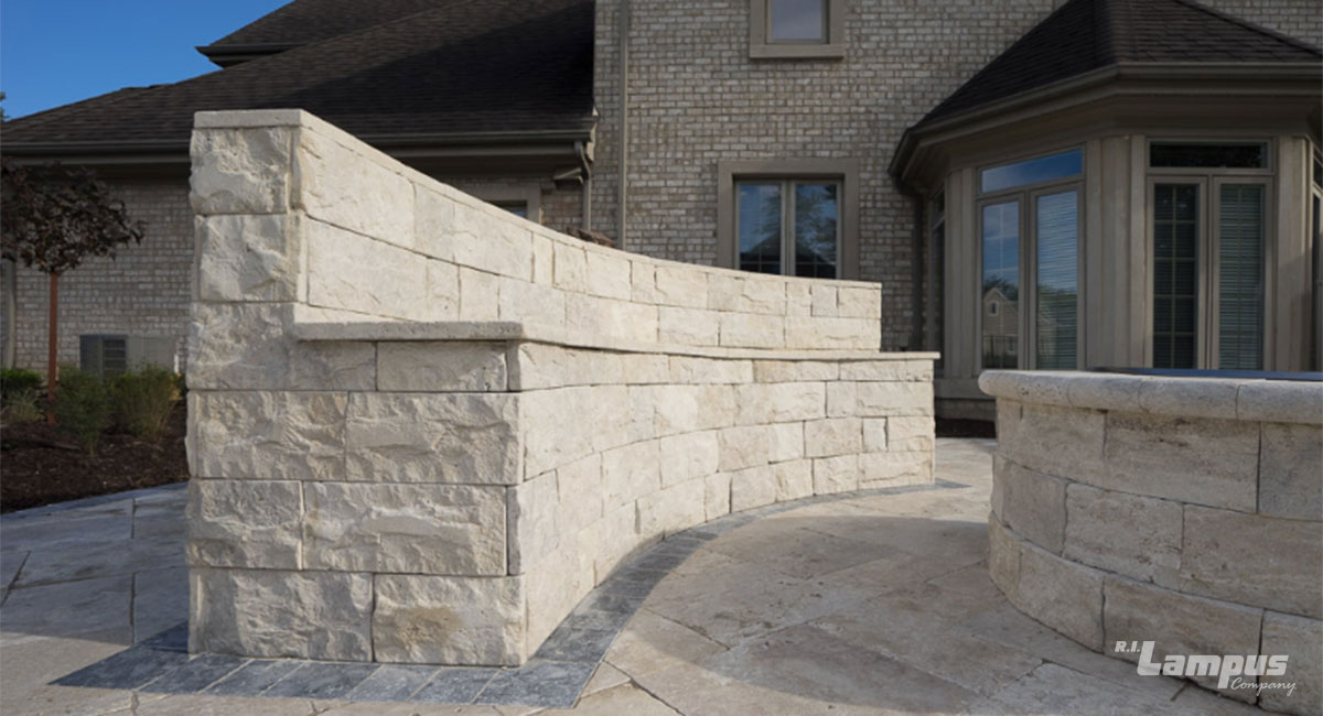 Marmiro Stones Stone Veneer Retaining Wall - Stone Veneer Concrete Retaining Wall