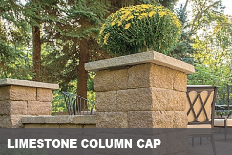 Limestone Column Cap